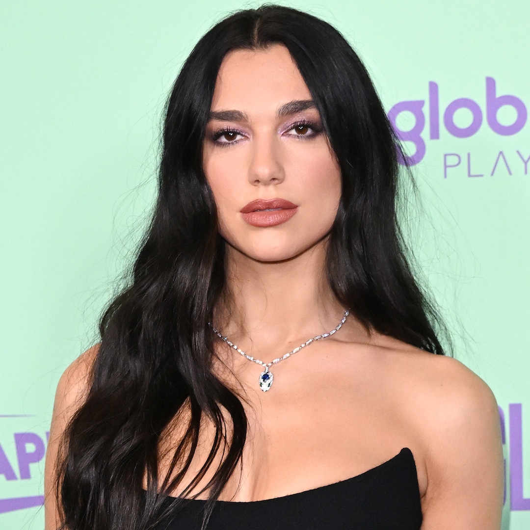 Dua Lipa Shows Off Her Red-Hot Hair With an Equally Fiery Ensemble